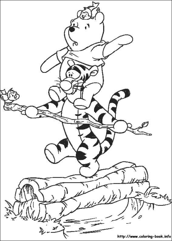 Winnie the Pooh coloring picture